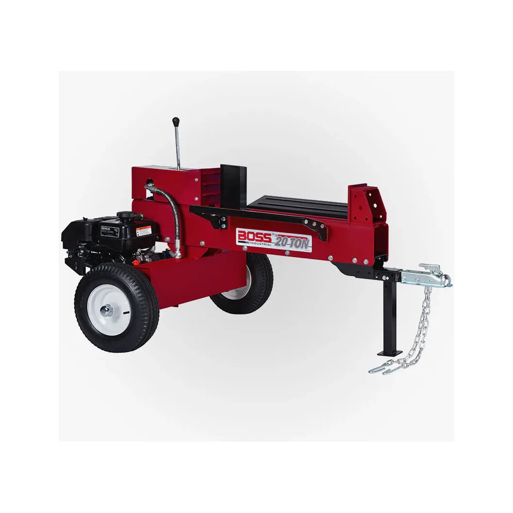 Boss Industrial 20-Ton Horizontal Dual-Action Gas Log Splitter (GD20T24)