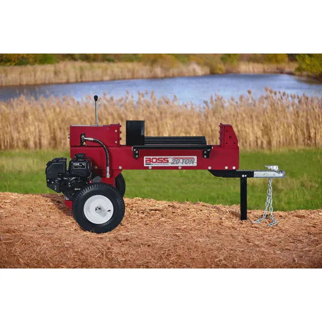 Boss Industrial 20-Ton Horizontal Dual-Action Gas Log Splitter (GD20T24)