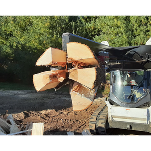 30 Ton Ramsplitter Upside Down Skid Steer Log Splitter Attachment 6 Way Wedge (SSUD30-6Way)